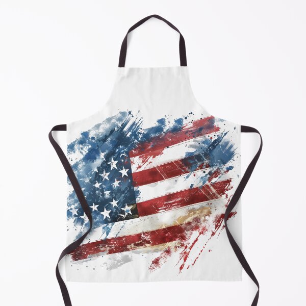Item preview, Abstract USA Flag Splatter Distressed Grunge Paint Art designed and sold by NotasCreativa.