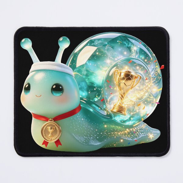 Item preview, Emerald Snail - World Cup Football Champion: The Golden Goal Shell designed and sold by ABYSSLAB.