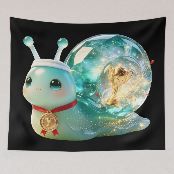 Item preview, Emerald Snail - World Cup Football Champion: The Golden Goal Shell designed and sold by ABYSSLAB.