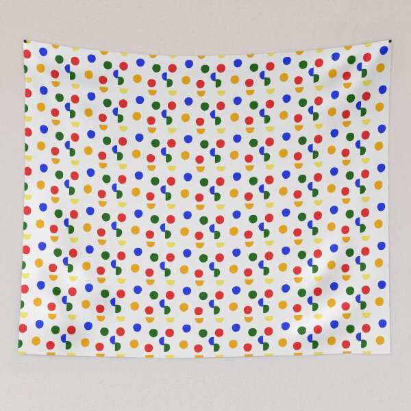 Item preview, Big Bold Polka Dots Colorful Rainbow designed and sold by Designs by Sara Felton.
