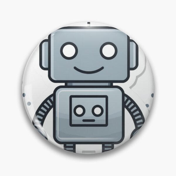 Item preview, Cute Retro Robot Character designed and sold by redblink store.