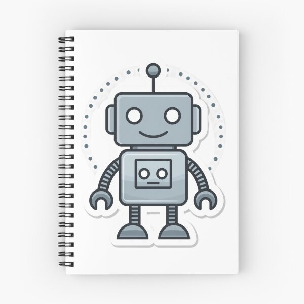 Item preview, Cute Retro Robot Character designed and sold by redblink store.