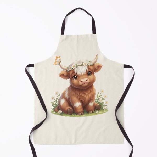 Item preview, Moo In Bloom Highland Cow Flower Crown Butterfly designed and sold by HumTumMe.