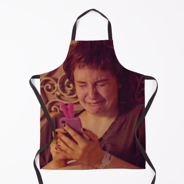 Artikelvorschau, Girls HBO Hannah Horvath Crying Looking at Phone Reaction Meme entworfen und verkauft von pots-shop.