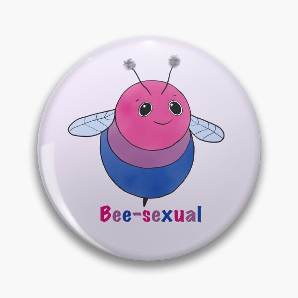 Item preview, Cute Hand Drawn Bee-sexual Bisexual Pride Bee designed and sold by SweetLilith.