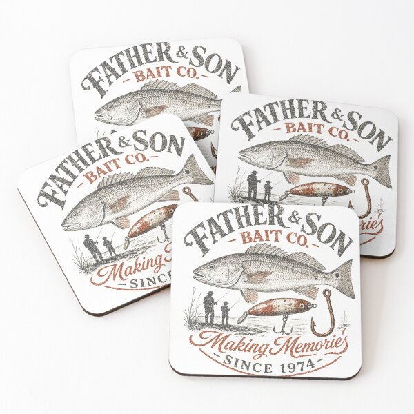 Item preview, Father And Son Fishing Memories designed and sold by castillomiami.