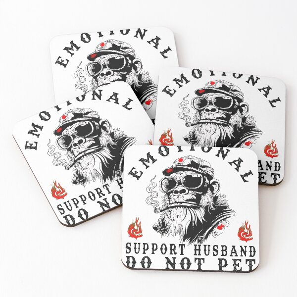 Item preview, Support Spouse Primate Humor Sarcastic Graphic designed and sold by msolgray.