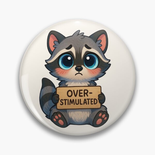 Item preview, Cute Overstimulated Raccoon  designed and sold by SweetLilith.