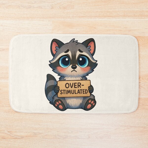 Item preview, Cute Overstimulated Raccoon  designed and sold by SweetLilith.