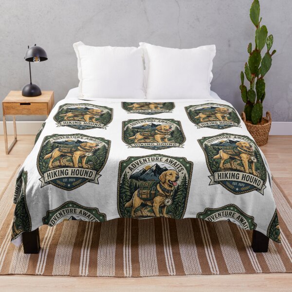 Item preview, Golden Retriever Hiking Club Adventure Trail Outdoor Explorer designed and sold by PictoVibe.