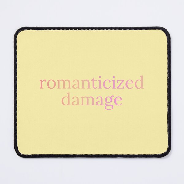 Item preview, Romanticized Damage — Pastel Pink Gradient Minimal Quote | Dark Romantic Aesthetic Art Print Gift designed and sold by ArtofDari.