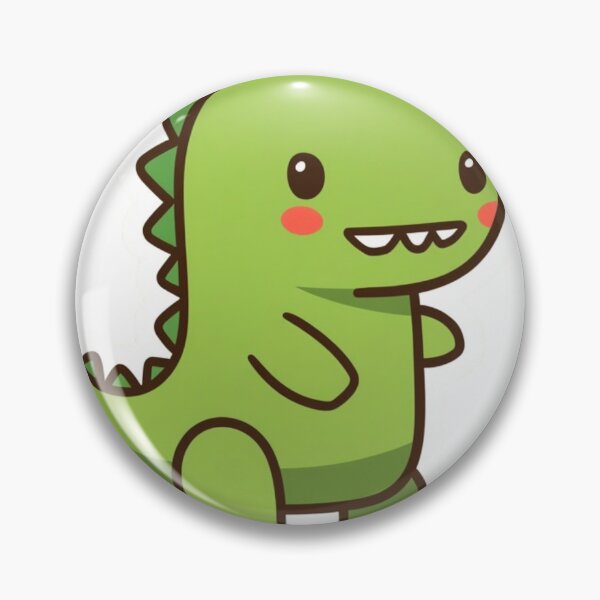 Item preview, Cute Green Dinosaur Character designed and sold by redblink store.