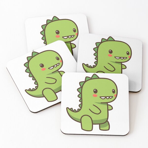 Item preview, Cute Green Dinosaur Character designed and sold by redblink store.