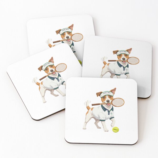 Item preview, Jack Russell Tennis Club Cute Athlete Dog Sports Match designed and sold by PictoVibe.