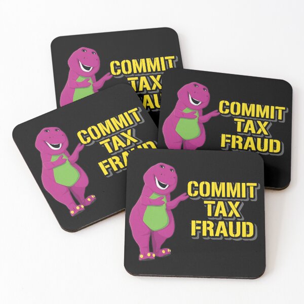 Item preview, B A R N E Y-Commit-Tax-Fraud Customize designed and sold by ileknitilec.