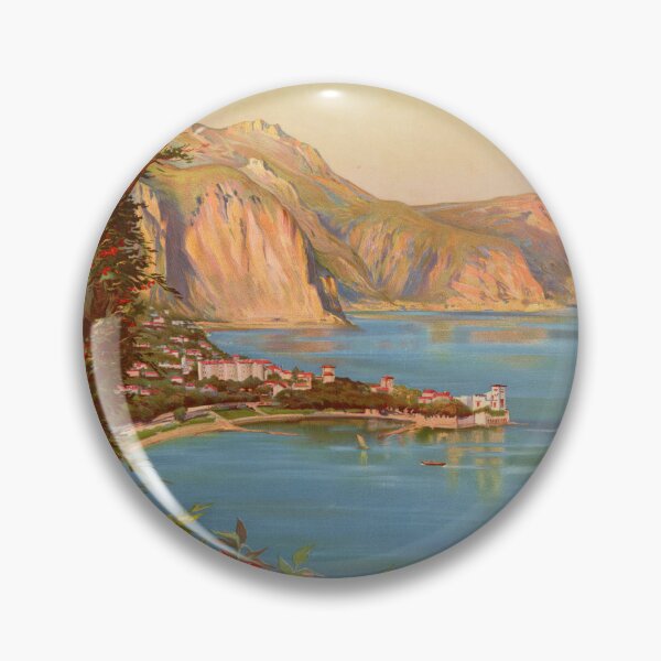 Item preview, Vintage Beaulieu-sur-Mer Travel Poster | French Riviera Art by Pierre Commarmond | Mediterranean Coastline Decorative Wall Art designed and sold by artofuniverse.