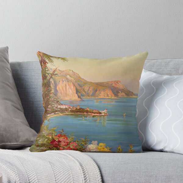 Item preview, Vintage Beaulieu-sur-Mer Travel Poster | French Riviera Art by Pierre Commarmond | Mediterranean Coastline Decorative Wall Art designed and sold by artofuniverse.