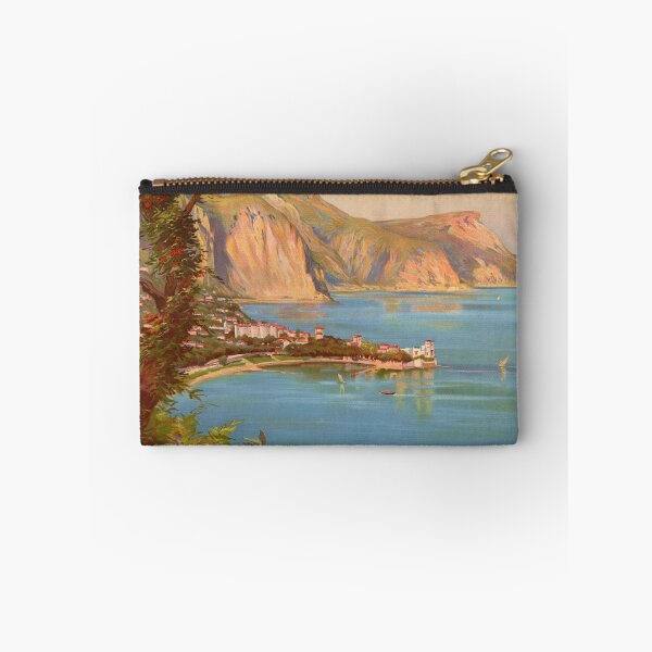 Item preview, Vintage Beaulieu-sur-Mer Travel Poster | French Riviera Art by Pierre Commarmond | Mediterranean Coastline Decorative Wall Art designed and sold by artofuniverse.