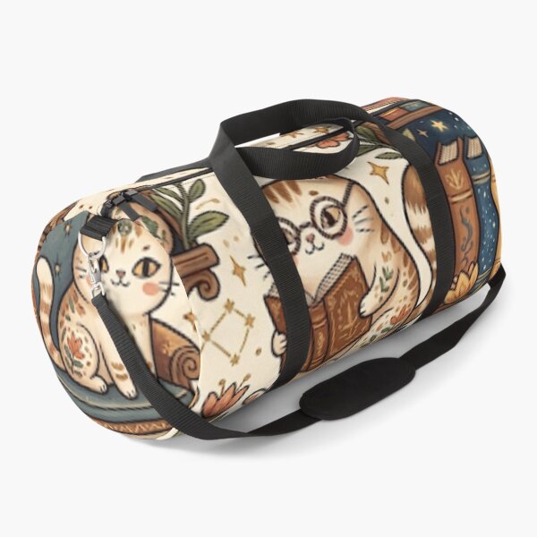 Item preview, Cozy Library Cats Pattern designed and sold by Iampoji.