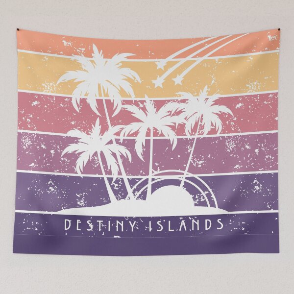 Item preview, Destiny Islands Retro Sunset designed and sold by IndieArtbox.