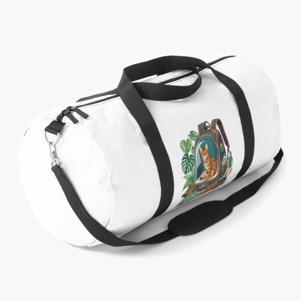 Item preview, Bengal Cat Backpacking Explorer Cute Travel Adventure Window designed and sold by PictoVibe.
