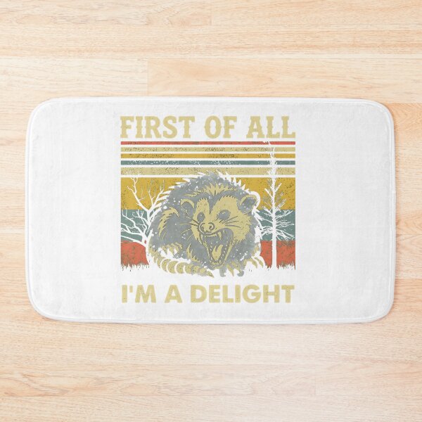 Item preview, Delightful Possum Retro Animal Statement  designed and sold by HumorInHues.