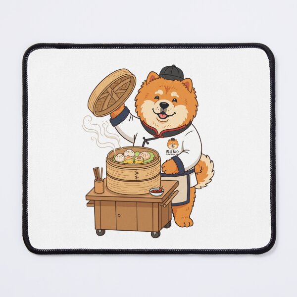 Item preview, Chow Chow Dim Sum Chef Cute Asian Foodie Dumpling designed and sold by PictoVibe.