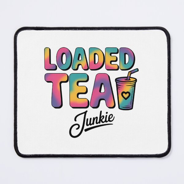 Item preview, Loaded Tea Summer Vibes Loaded Tea Lover Tie Dye Print designed and sold by sailorjessiArt.