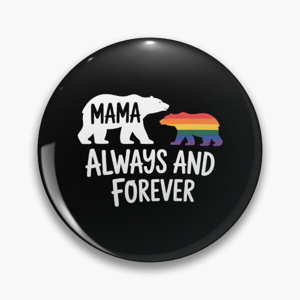 Item preview, Mama Bear Always Cute Gay Pride Ally LGBTQ Month designed and sold by sailorjessiArt.