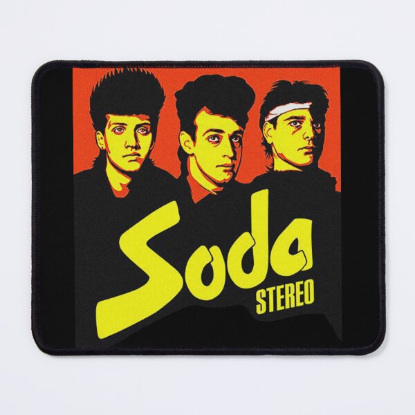 Item preview, Soda Stereo Pop Art Neon Retro Rock Band Vintage Style designed and sold by sayaribuana.