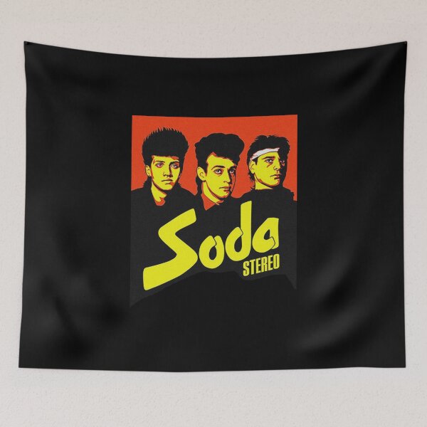 Item preview, Soda Stereo Pop Art Neon Retro Rock Band Vintage Style designed and sold by sayaribuana.