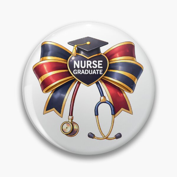 Item preview, Nurse Graduate Bow Stethoscope Design designed and sold by RINRADA KHANMOREE.