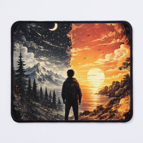 Item preview, Dual Worlds Explorer | Day & Night Adventure Landscape designed and sold by rigelcreation.