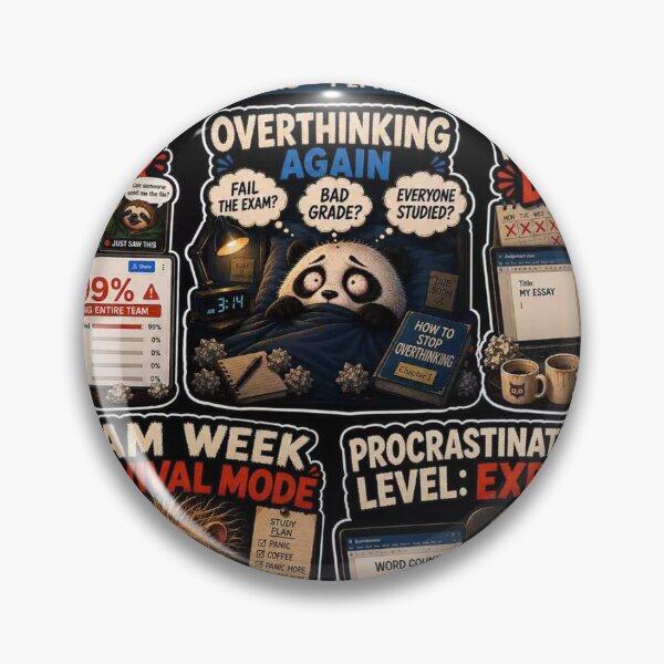 Item preview, ⁠Student Life Survival Pack Sticker Set⁠ designed and sold by Easternpantry.