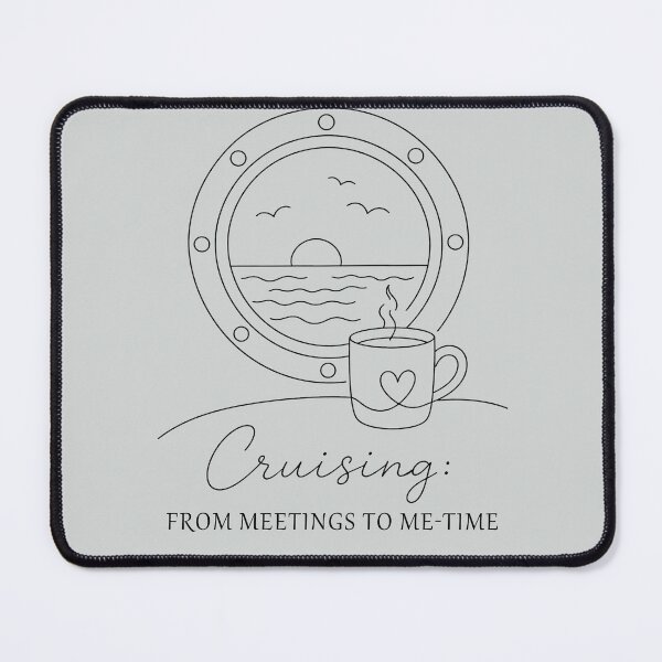 Item preview, Cruising: From meetings to me-time. Funny Cruise Vacation  designed and sold by gauthier-studio.