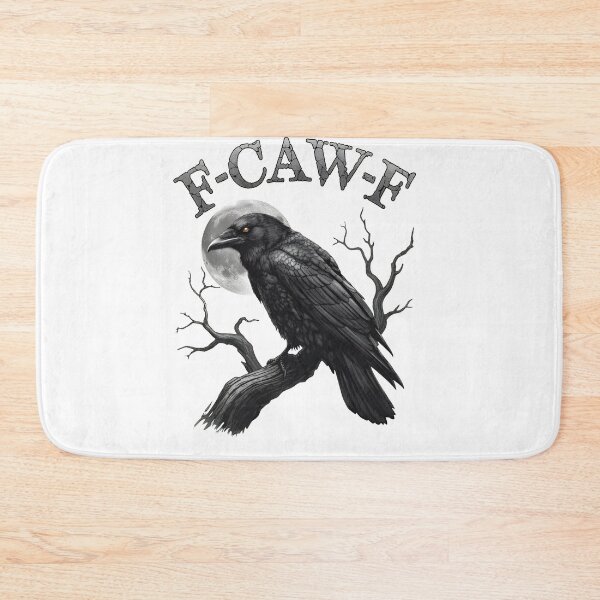 Item preview, Gothic Raven Moon Bird Phrase Design designed and sold by HumorInHues.