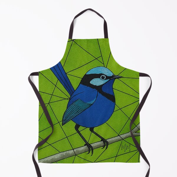 Item preview, Superb Fairy-wren Acrylic Pop Art designed and sold by WildPaletteMM.