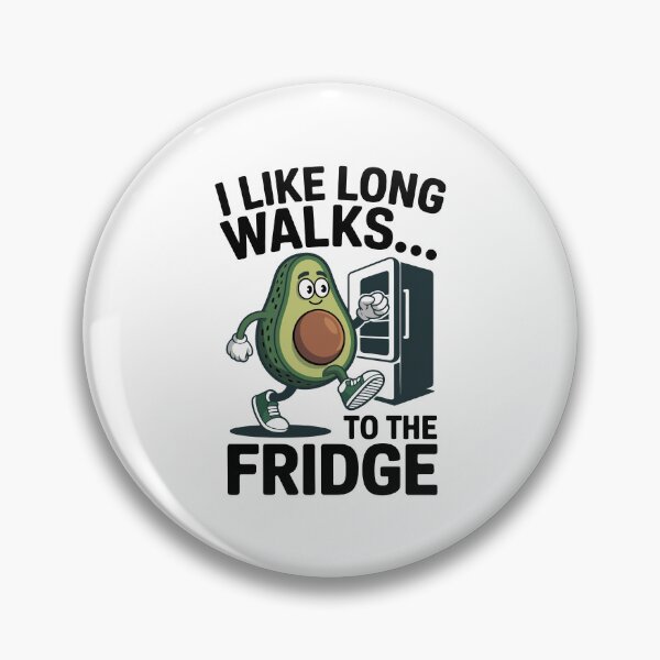 Item preview, I Like Long Walks To The Fridge – Funny Fitness and Gym Humor for Food Lovers designed and sold by Magraphx.
