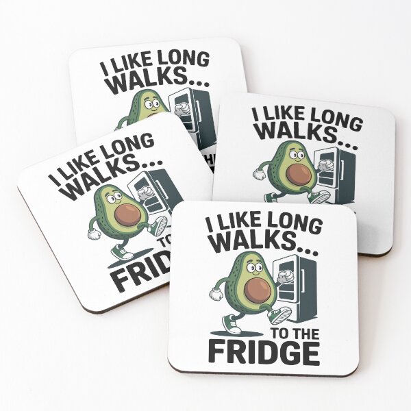 Item preview, I Like Long Walks To The Fridge – Funny Fitness and Gym Humor for Food Lovers designed and sold by Magraphx.