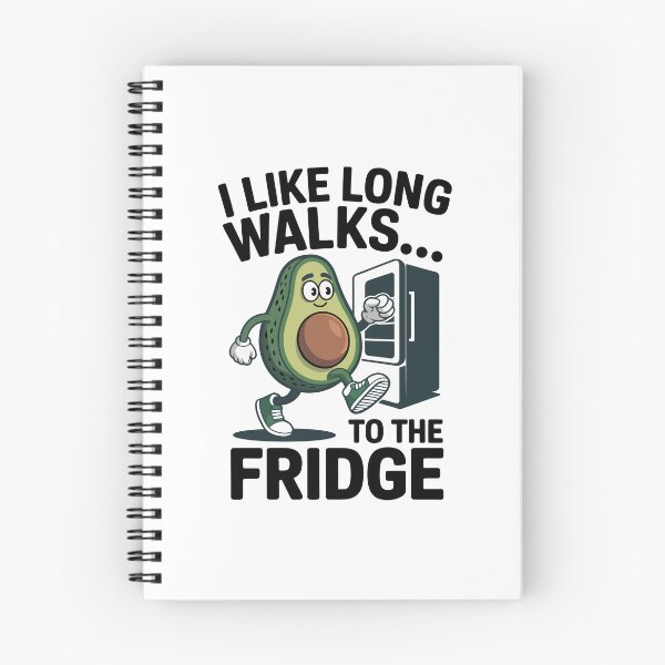 Item preview, I Like Long Walks To The Fridge – Funny Fitness and Gym Humor for Food Lovers designed and sold by Magraphx.