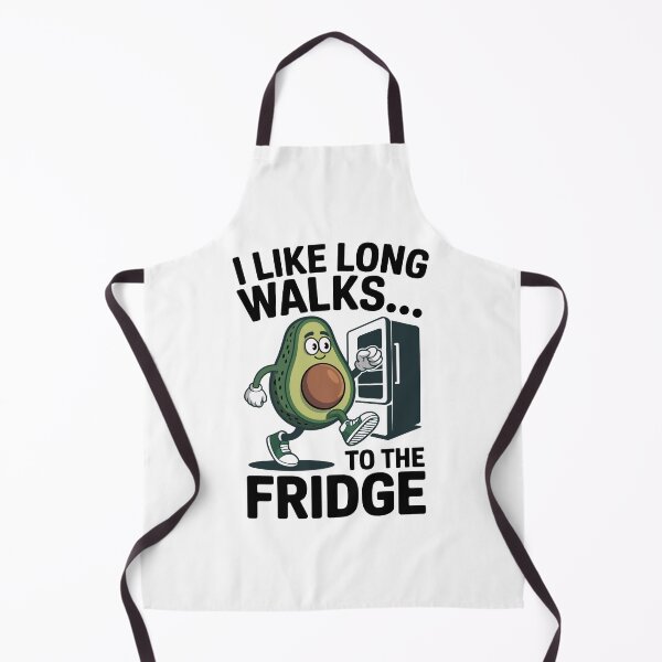 Item preview, I Like Long Walks To The Fridge – Funny Fitness and Gym Humor for Food Lovers designed and sold by Magraphx.