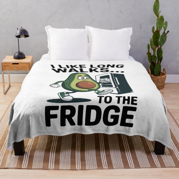 Item preview, I Like Long Walks To The Fridge – Funny Fitness and Gym Humor for Food Lovers designed and sold by Magraphx.