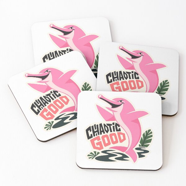 Item preview, Chaotic good Pink Dolphin (Samurai Jack Inspired) designed and sold by RupacDesign.