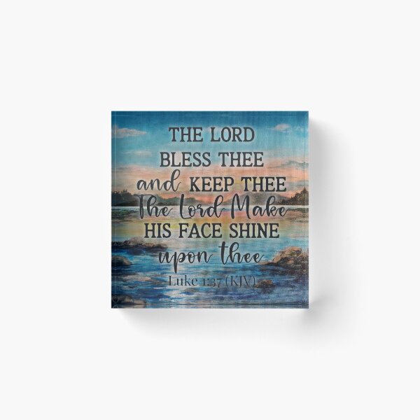 Item preview, The Lord Bless Thee On Northern Skies Background art by Lori Richardson designed and sold by Lori Richardson.