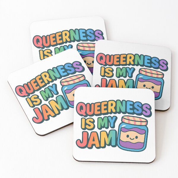 Item preview, Queerness Is My Jam Queer Pride LGBTQ Cute Funny Kawaii designed and sold by Haus Of Sin.