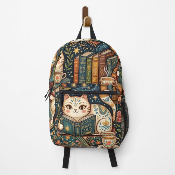 Item preview, Cozy Library Cats designed and sold by Iampoji.