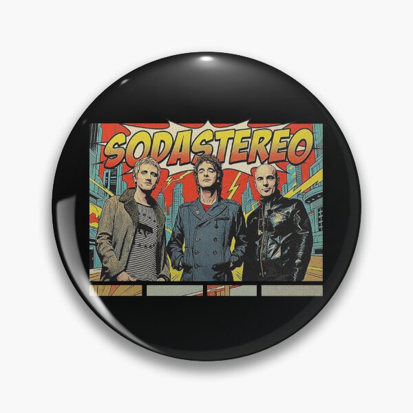 Item preview, Soda Stereo Comic Style Retro Rock Music designed and sold by sayaribuana.