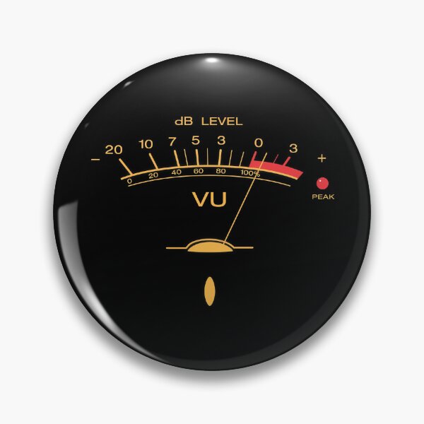 Item preview, Volume Vu Meter Vintage Audio Engineer Recording Studio Gear Head Musician Guitar  designed and sold by goerelikothon.