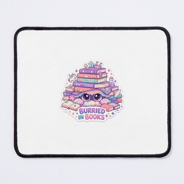 Item preview, TBR Monster Sticker Kawaii Book Lover Aesthetic for Readers & BookTok Fans designed and sold by CutePrintCorner.