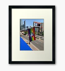 Toronto Blue Jays Pride Flag Framed Print